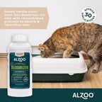 Alzoo Mineral-Based Litter Deodorizer Sweet Vanilla 26.6oz.