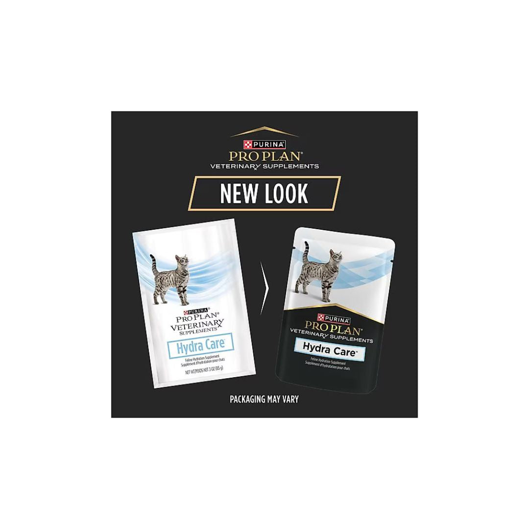 Purina Pro Plan Veterinary Diets Hydra Care Liver Flavored Liquid Supplement for Cats, 3-oz pouch, case of 12