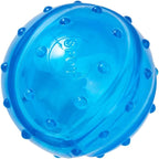 Dog Toy Combo Pack, Treat Ball and Tri Chew, Bacon Scent, Blue, Interactive Play, 6 in