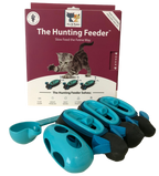 Doc & Phoebe Indoor Hunting Cat Feeder Blue, Gray 1ea/3 pk
