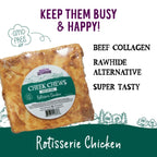 Health Extension Cheek Chews Rotisserie Chicken Dog Treat  1.06oz. (Case of 12)