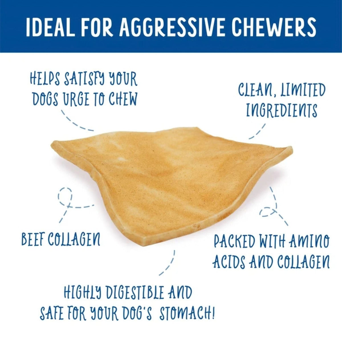 Health Extension Cheek Chews Creamy Peanut Butter Dog Treat 1.06oz. (Case of 12)