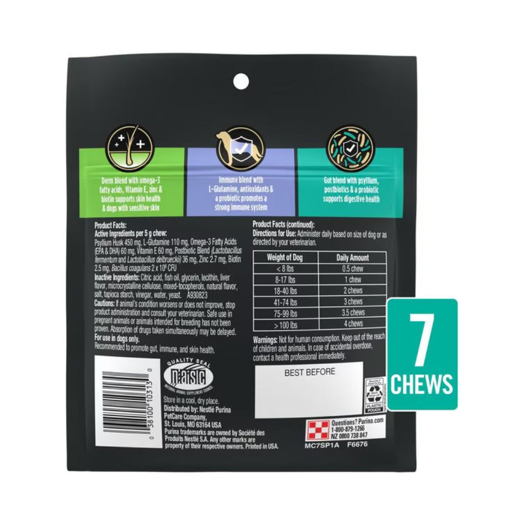 Purina Pro Plan Veterinary Diets Multi Care Soft Chew Supplement for Dogs, 7 count