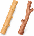 Bam Chews Chicken Bamboo Stick and Beef Branch Combo Dog Toy 5.25 in