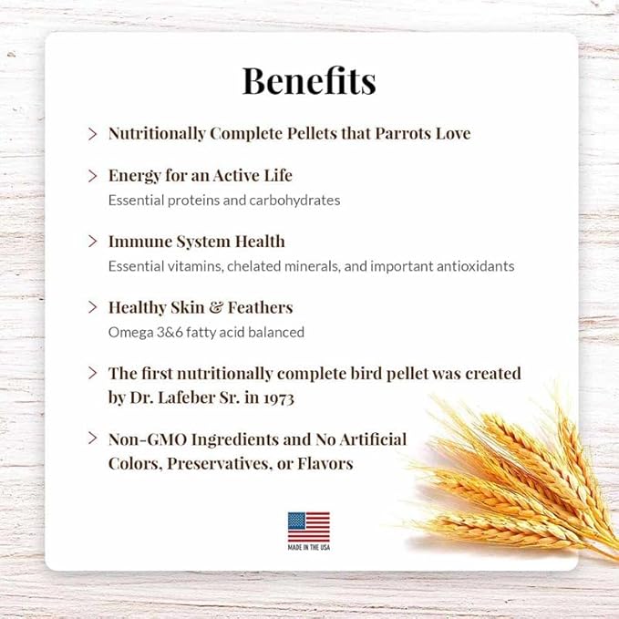 Lafeber Company Premium Daily Pellets for Parrots 1ea/5 lb