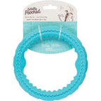 Messy Mutts Totally Dog Chew N Tug Ring Teal