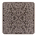 Messy Mutts Dog Framed Silicone Interactive Licking Mat 10In X 10In Grey