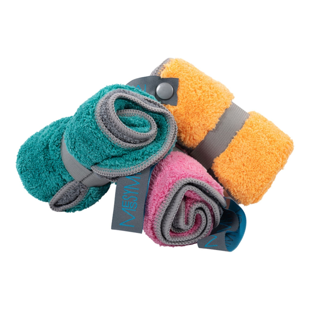 Messy Mutts Dog Emergency Microfiber Mini Towel 10" X 10" Assorted - 16 Count