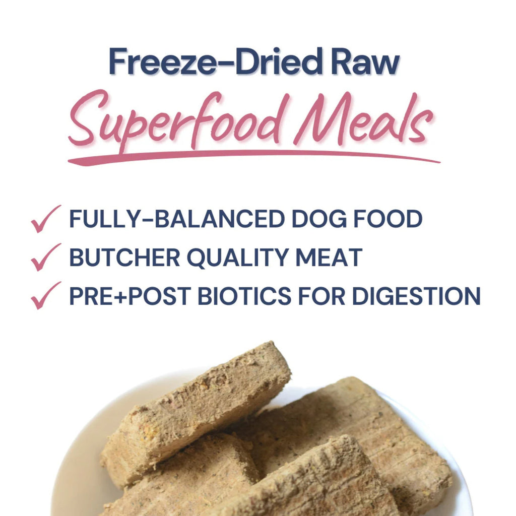 Healthy Bud Dog Freeze-dried 14oz. Lamb Salmon Patties