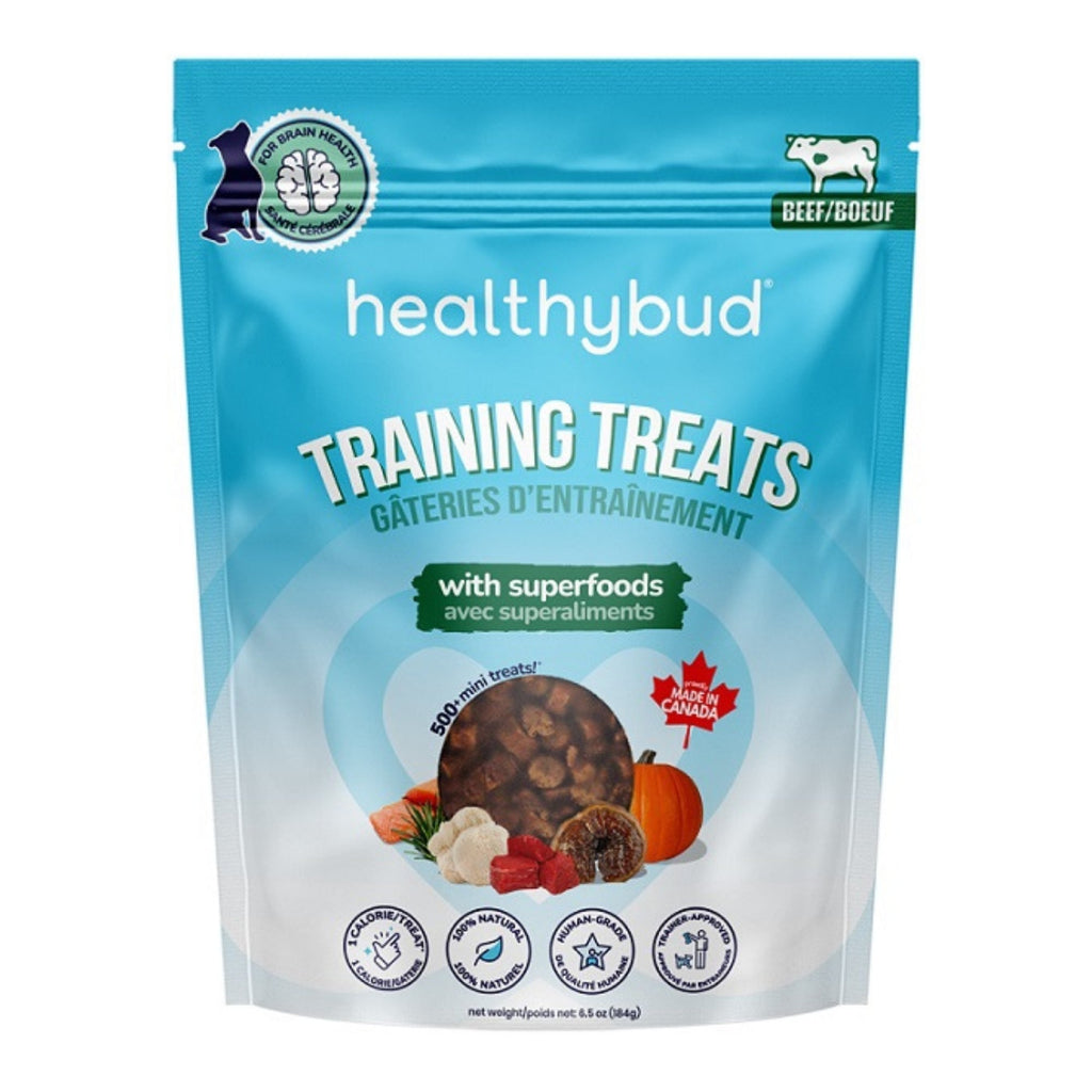 Healthy Bud Dog 6.5oz. Training Treats Beef with Superfoods