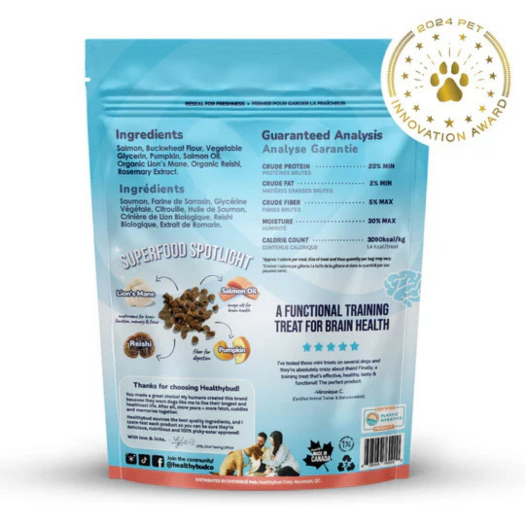Healthy Bud Dog 6.5oz. Training Treats Salmon with Superfoods