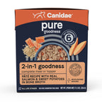CANIDAE PURE goodness 2-in-1 Pate Dog Food/Topper Salmon & Sweet Potatoes in Bone Broth 11.5oz