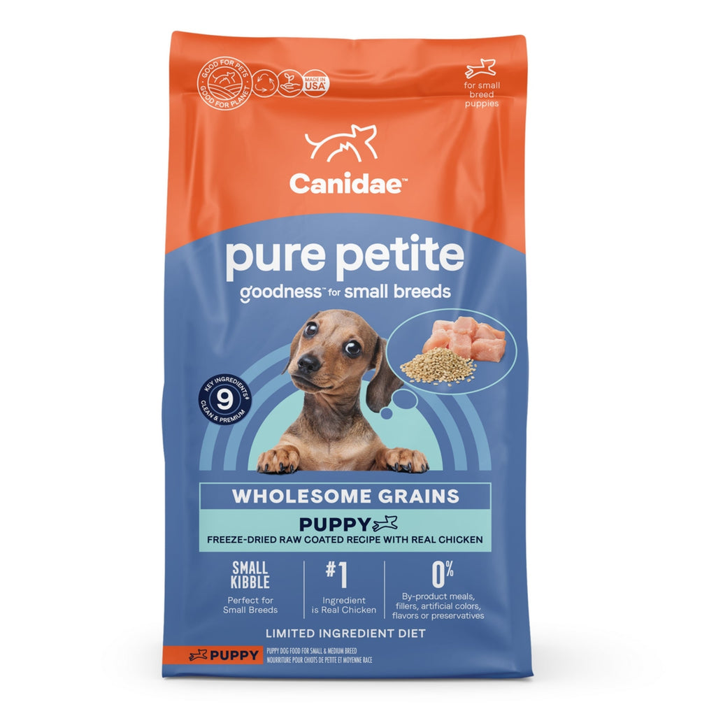CANIDAE PURE Goodness Petite Freeze-Dried Small Breed Puppy Food Chicken 4lb