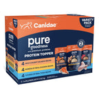 CANIDAE PURE Goodness Protein Topper for Dogs Variety Pack (Salmon, Chicken, & Tuna) 3oz 12pk