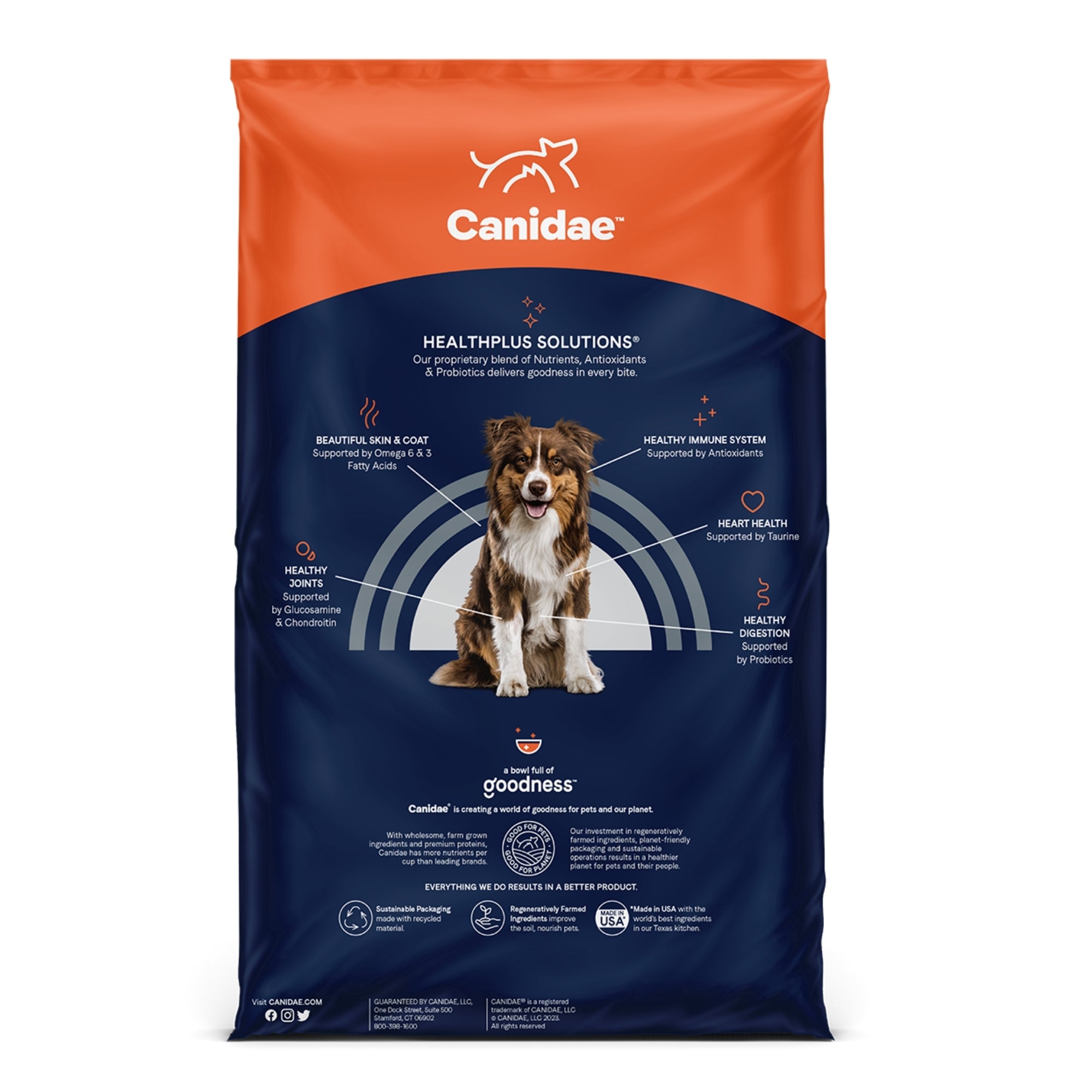 CANIDAE PURE Goodness Grain-Free LID Dry Dog Food Wild Boar & Garbanzo Bean 22lb