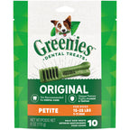 Greenies Dog Dental Treats Petite, Original, 1ea/6 oz, 10 ct