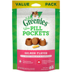 Greenies Feline Pill Pockets Cat Treats Salmon, 1ea/3 oz, 85 ct