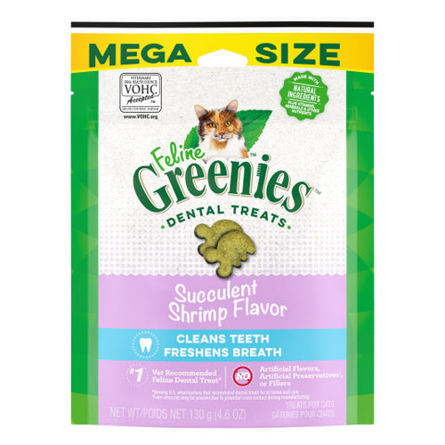 Greenies Feline Adult Cat Dental Treats Succulent Shrimp 1ea/2.1 oz