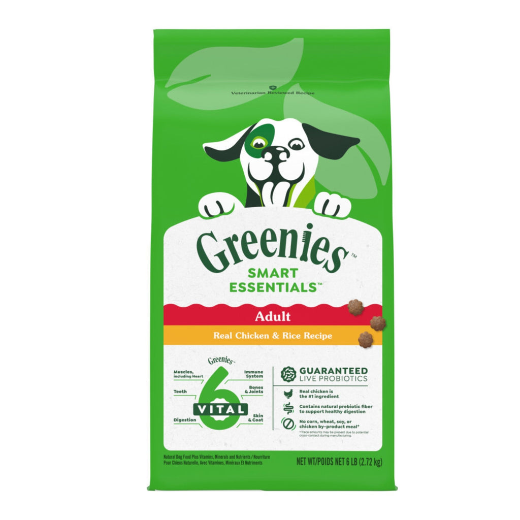 Greenies Smart Essentials Adult Dry Dog Food Chicken & Rice 6lbs