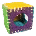 A &E Cages Nibbles Small Animal Loofah Chew Toy Cube; 1ea