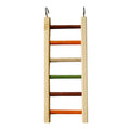 A & E Cages Happy Beaks Wooden Hanging Ladder Bird Toy 1ea/MD, 14 in.