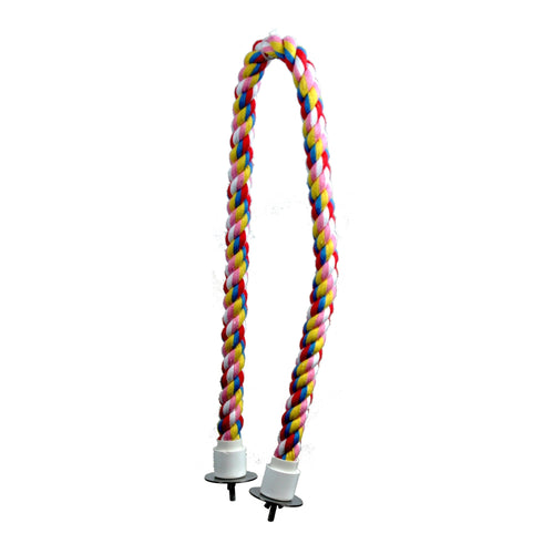 A & E Cages Cotton Cable Bird Perch 1ea/32 in.
