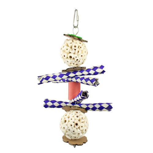 A & E Cages Happy Beaks Twirly Whirly Sola Bird Toy 1ea