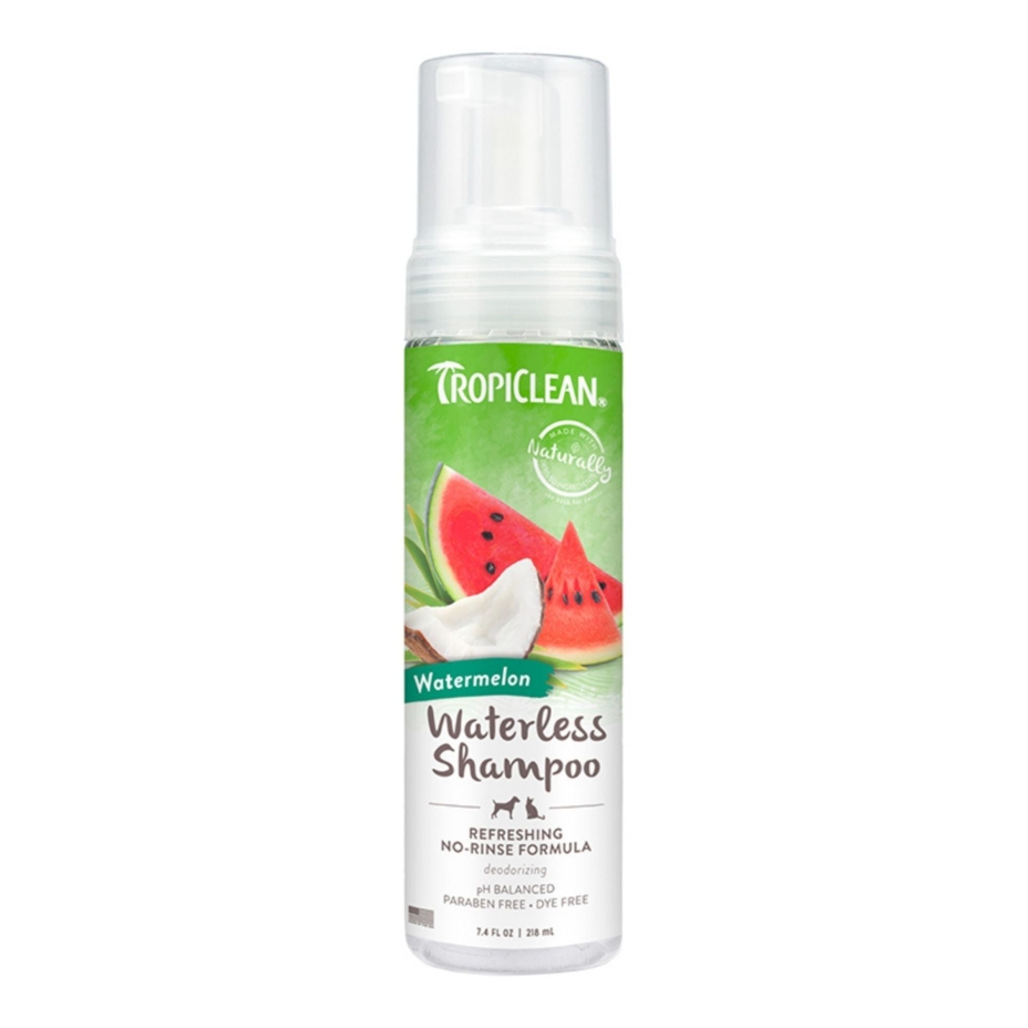 Tropiclean Dog Watermelon Waterless Shampoo 7.4oz.