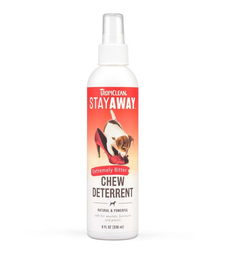TropiClean Stay Away Pet Chew Deterrent Spray for Dogs 8 fl. oz