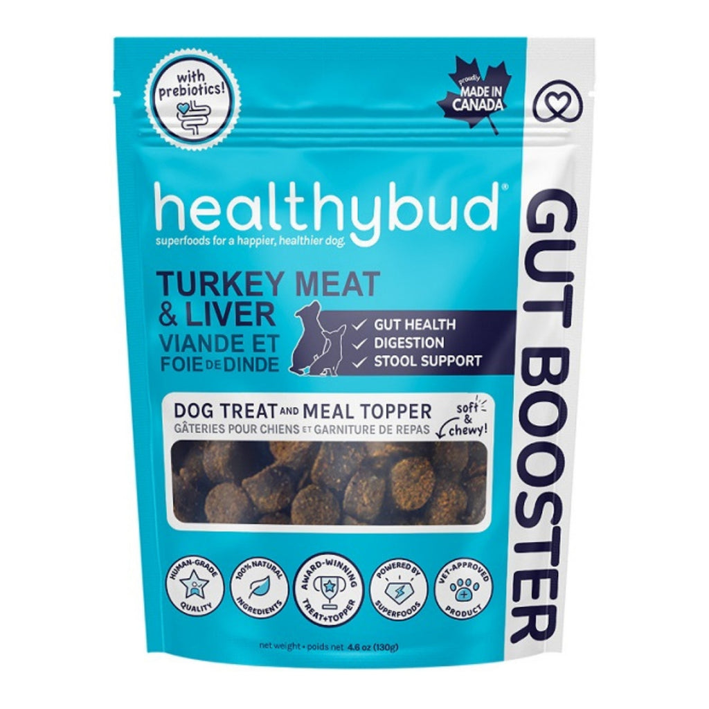 Healthy Bud Dog 4.6oz. Gut Bistro Turkey & Liver Functional Treat