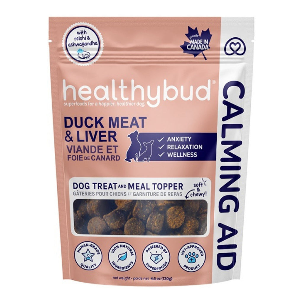 Healthy Bud Dog 4.6oz. Calming Aid Duck & Liver Functional Treat