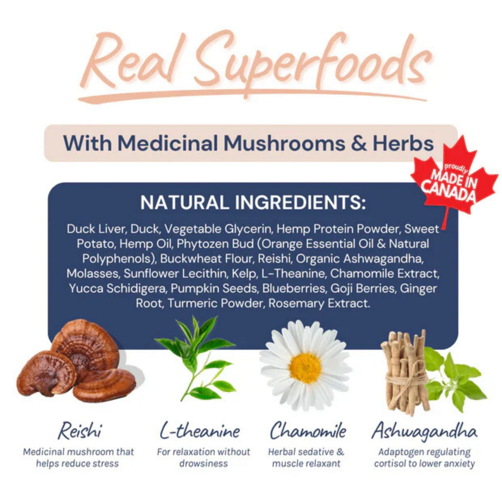 Healthy Bud Dog 14.1oz. Calming Aid Duck & Liver Functional Treat