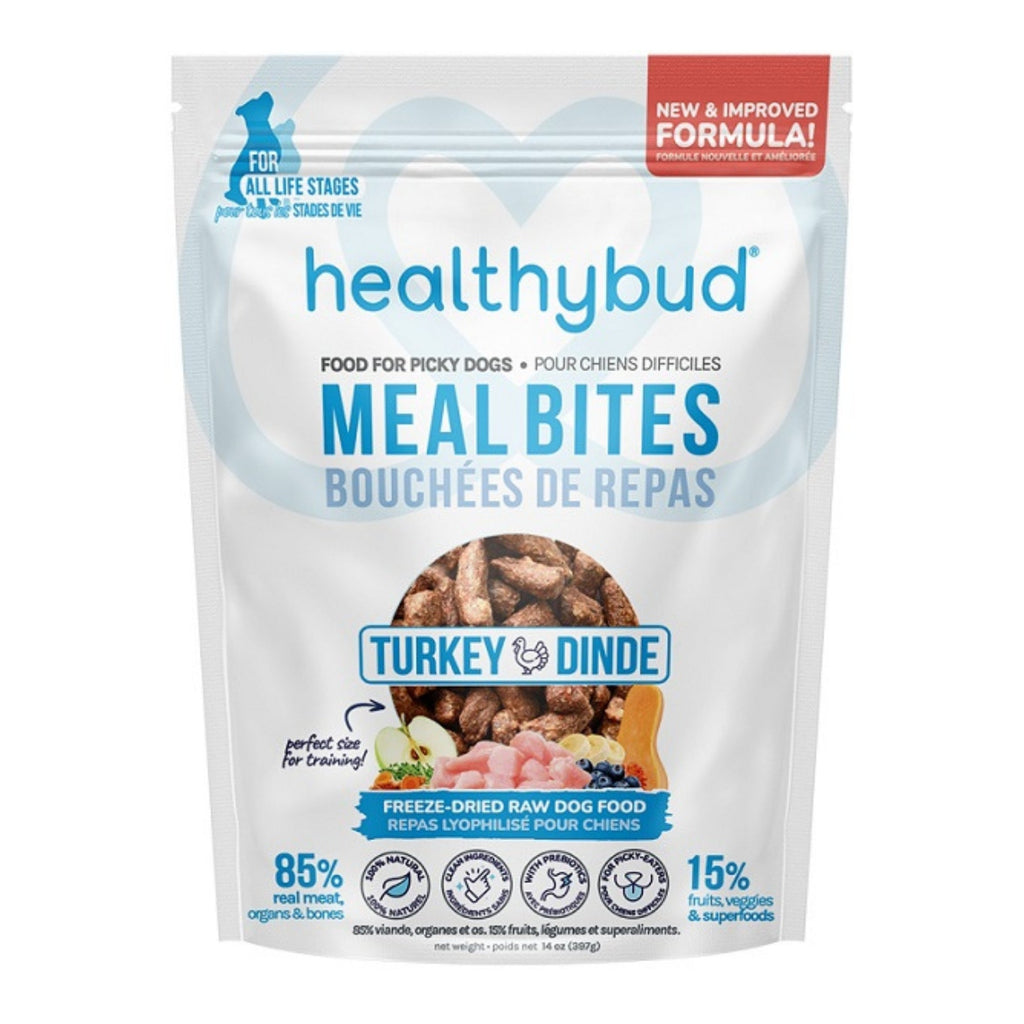 Healthy Bud Dog Freeze-dried 14oz. Turkey Bites
