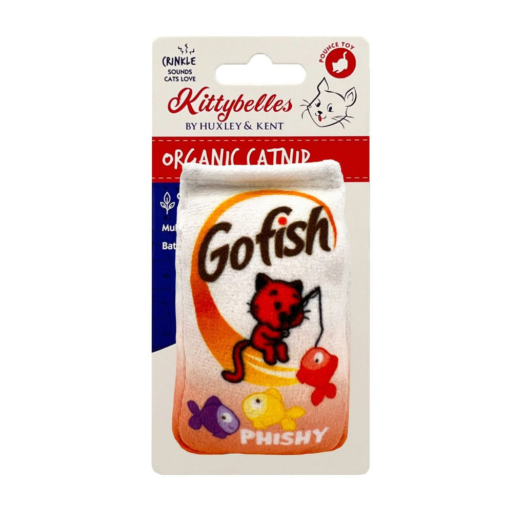 H&K C Go Fish Phishy Organic Catnip Plush Crinkle
