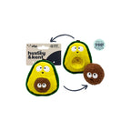 H&K Pop 'N Fetch D Avocado Small Plush Squeak Crinkle