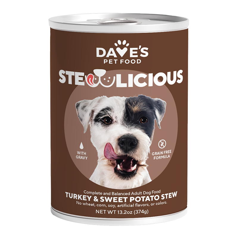 Dave's Dog Grain Free Turkey And Sweet Potato Cuts In Gravy 13.2oz. (Case of 12)