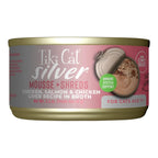 Tiki Pets Cat Silver Mousse Chicken & Salmon 2.4oz. (Case of 12)