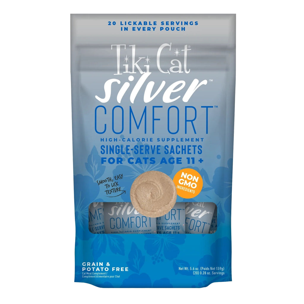 Tiki Pets Cat Silver Mousse Comfort Chicken 5.6oz. (Case of 8)