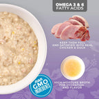 Tiki Pet Cat Silver Pate Chicken, Duck, Duck Liver 2.4oz. (Case of 12)