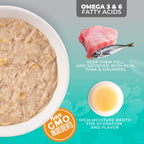 Tiki Pet Cat Silver Pate Tuna & Mackerel 2.4oz. (Case of 12)