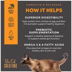 Tiki Pet Cat Solutions Mousse Digestion 2.4oz. (Case of 12)
