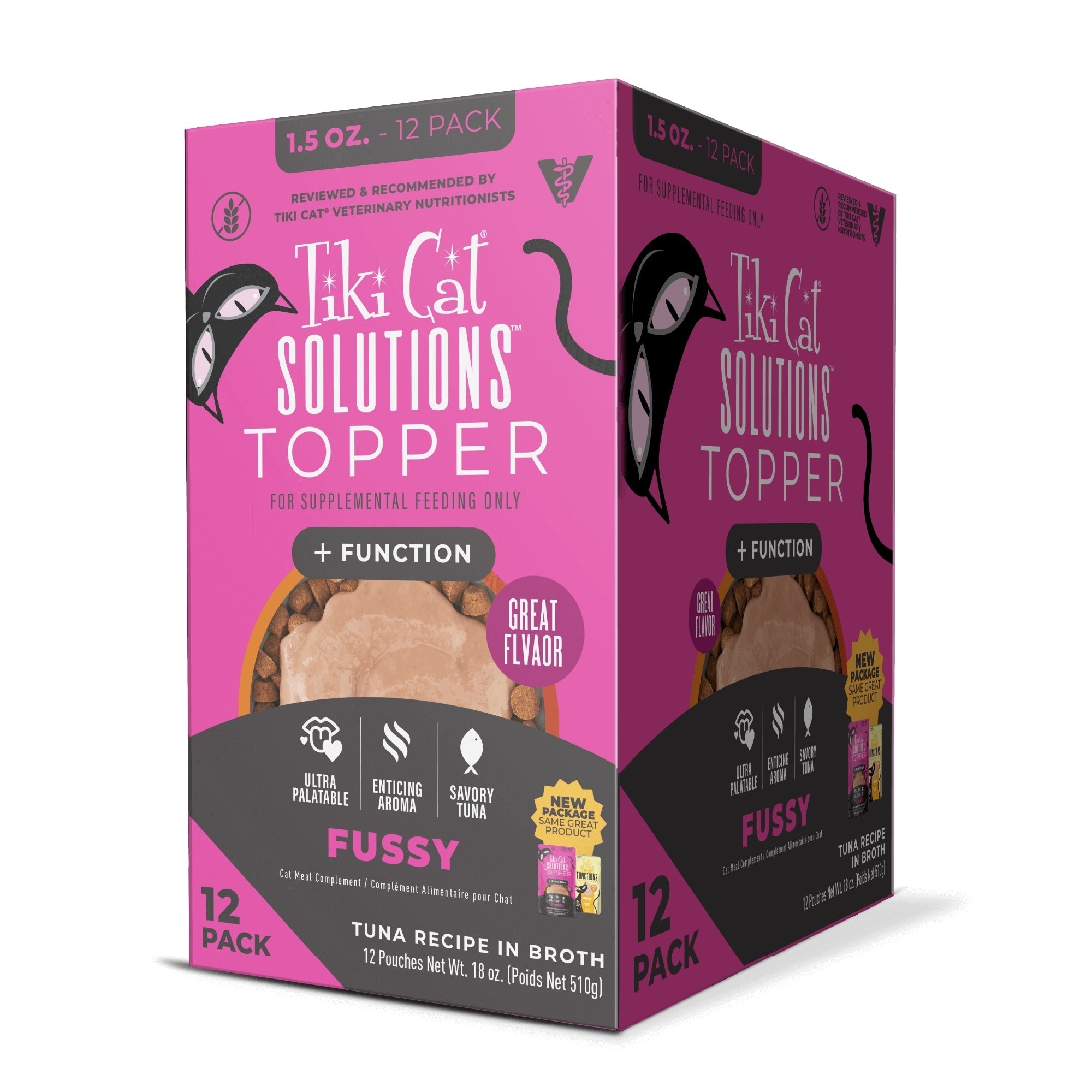 Tiki Pet Cat Solutions Topper Fussy 1.5oz. (Case of 12)