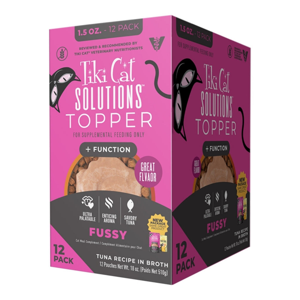 Tiki Pet Cat Solutions Topper Fussy 1.5oz. (Case of 12)