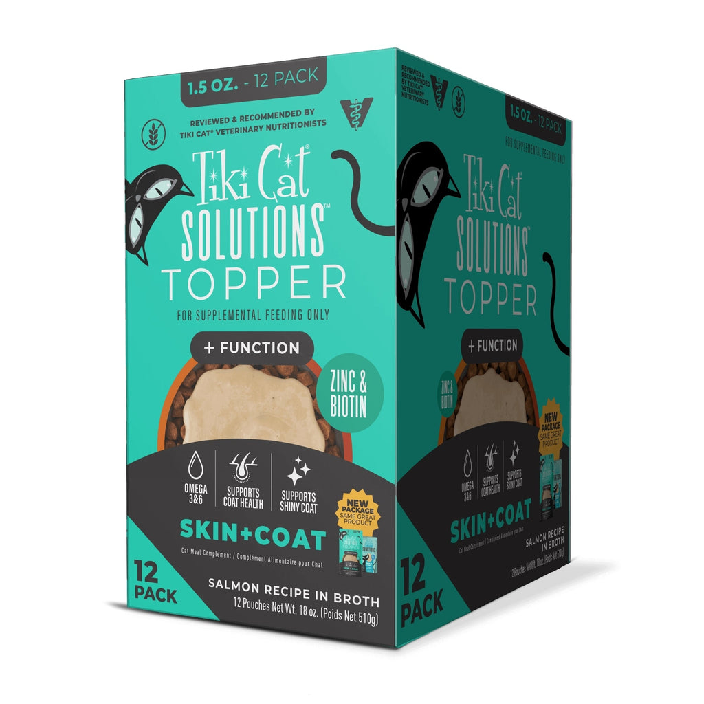 Tiki Pet Cat Solutions Topper Skin & Coat 1.5oz. (Case of 12)