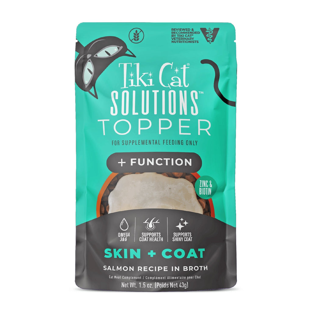 Tiki Pet Cat Solutions Topper Skin & Coat 1.5oz. (Case of 12)