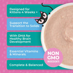 Tiki Pet Cat Mousse Kitten Chicken, Tuna, Chicken Liver 2.4oz. (Case of 12)