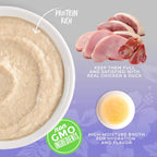 Tiki Pet Cat Silver Mousse Chicken, Duck, Duck Liver 2.8oz. (Case of 12)