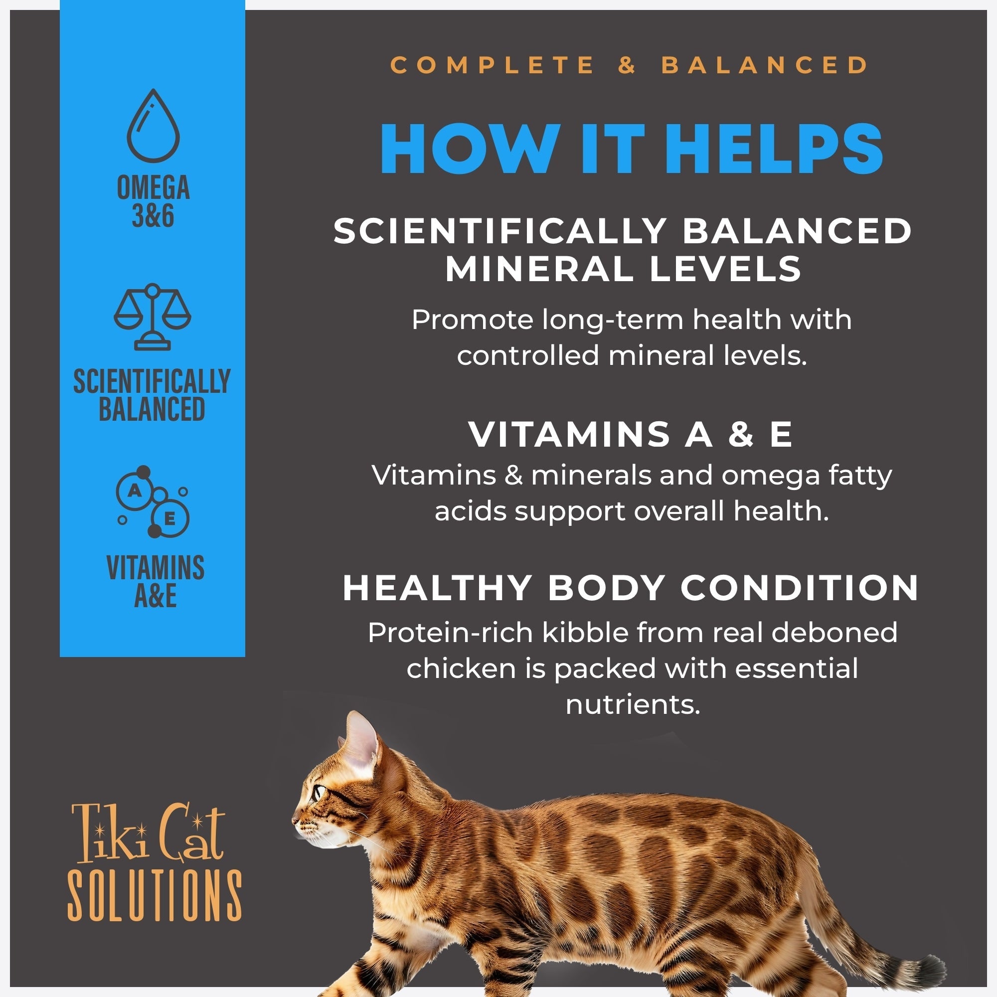 Tiki Pet Cat Solutions Mineral Balance Chicken 2.8Lb