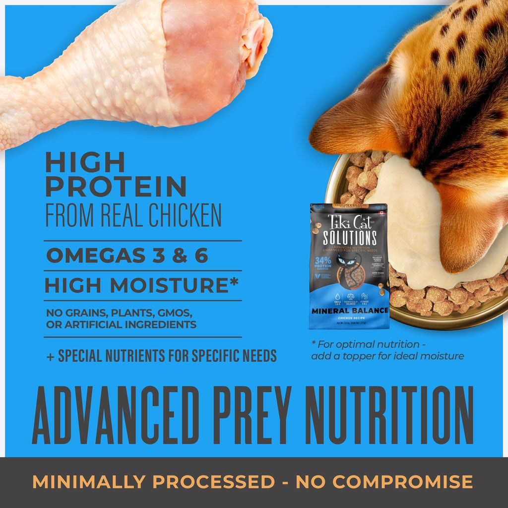 Tiki Pet Cat Solutions Mineral Balance Chicken 5.6Lb