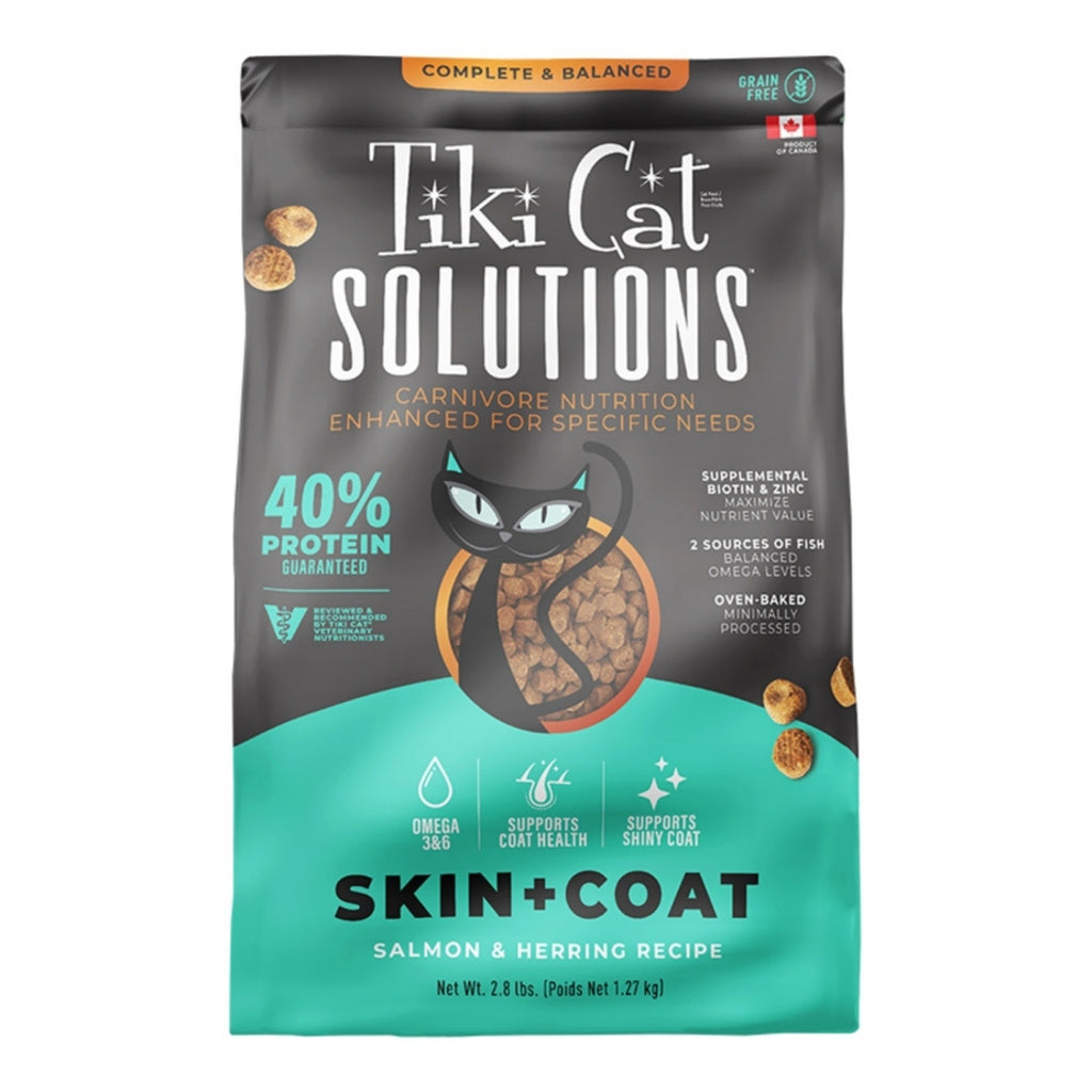 Tiki Pet Cat Solutions Skin & Coat Salmon 2.8Lb